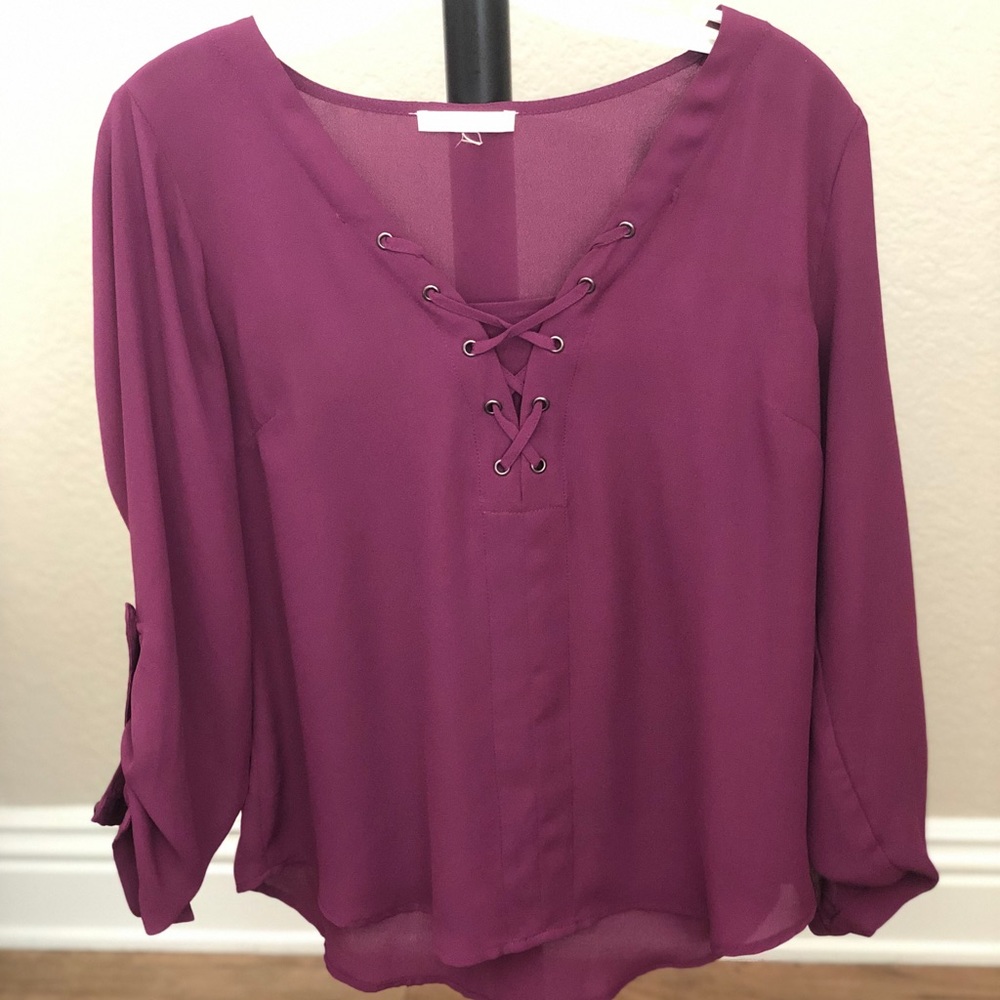 Skies are Blue Long Sleeve Top